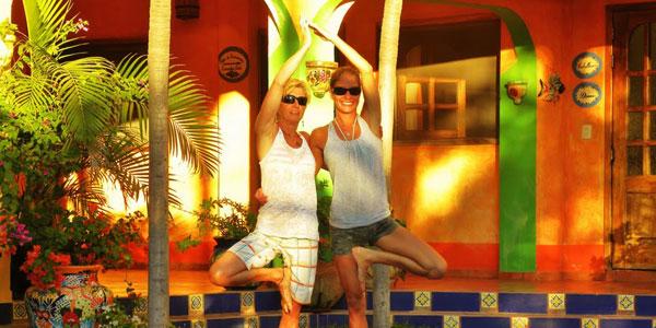 A Happy Yoga Team in Mexico