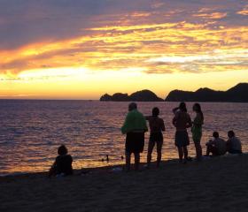 beach sunset